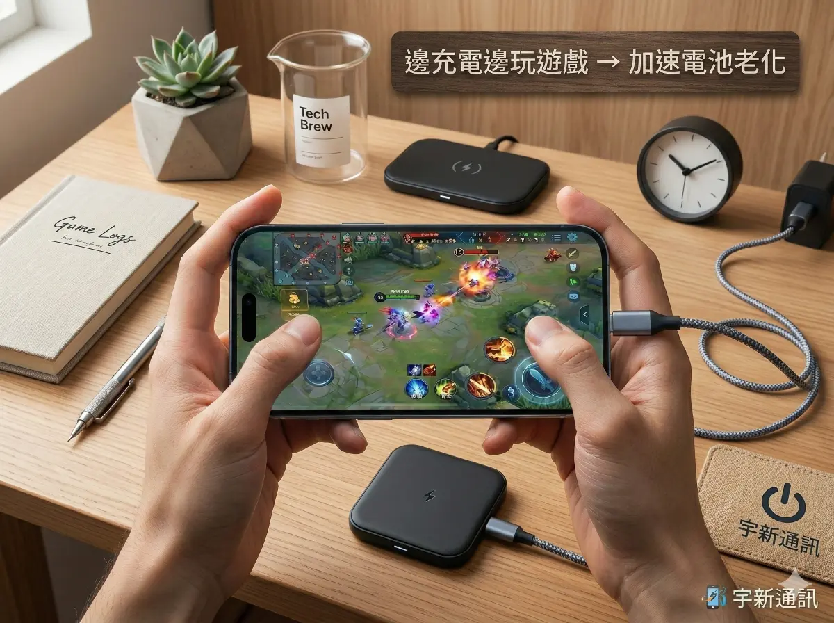 邊充電邊玩手機會傷電池嗎？