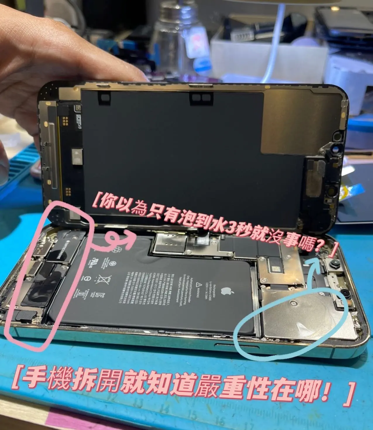 【蘋果 APPLE iPhone 12 Pro Max】泡水除潮處理 - 維修案例