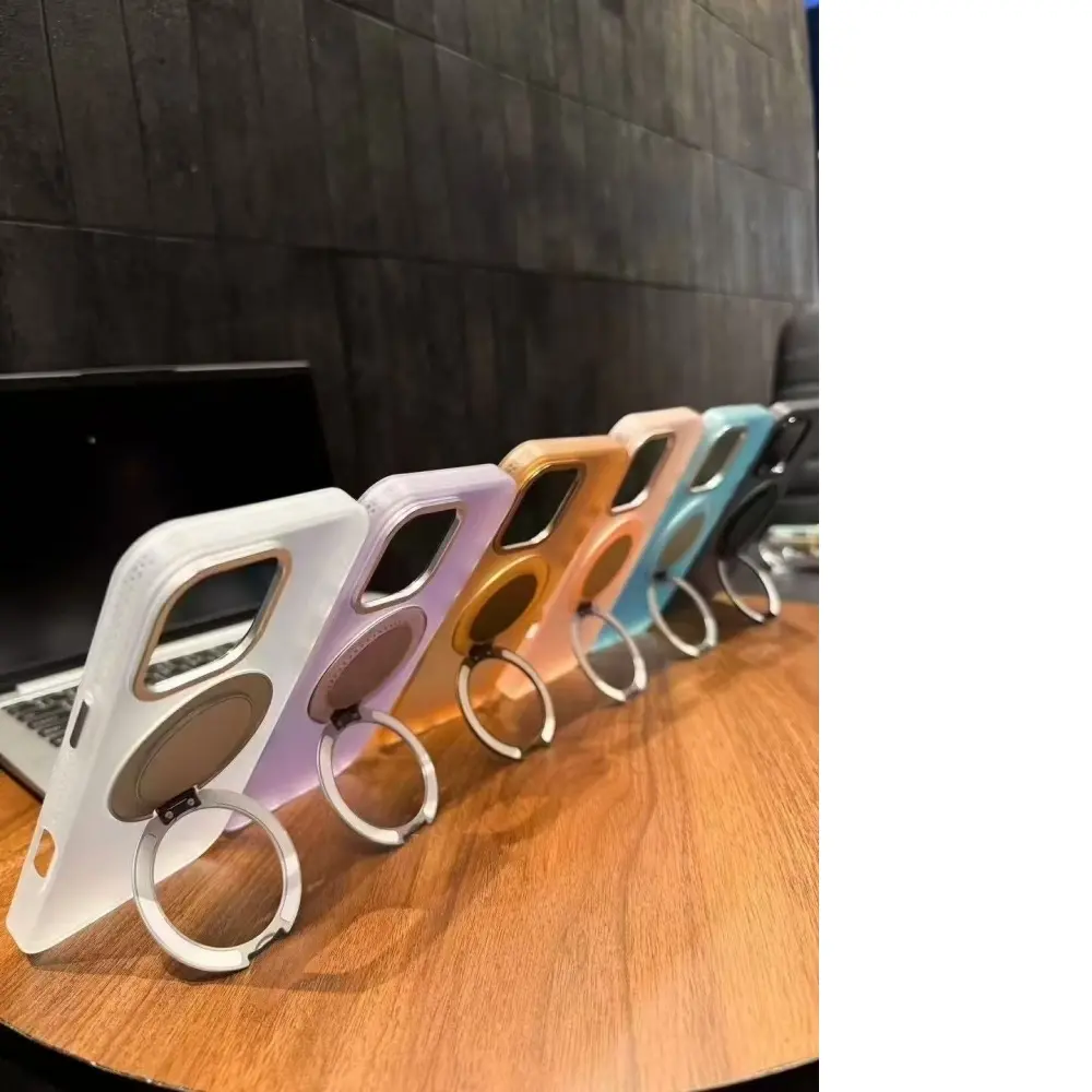 iphone17系列 膚感360旋轉支架殼
