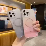 IPHONE17系列 透明漸變磁吸殼