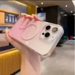 IPHONE17系列 透明漸變磁吸殼